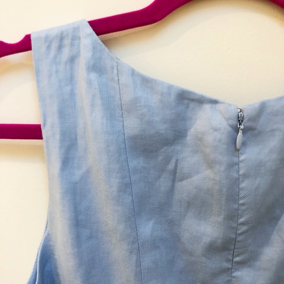 ARMANI COLLEZIONI light blue midi dress 6 - Picture 5 of 6